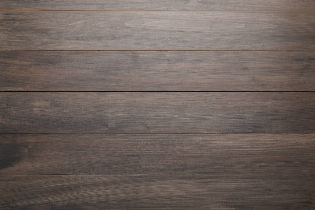 Texture of black wooden surface as background, top view - Photo, image