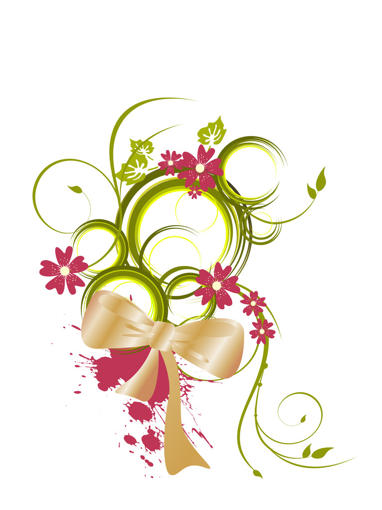floral σχέδιο - Διάνυσμα, εικόνα