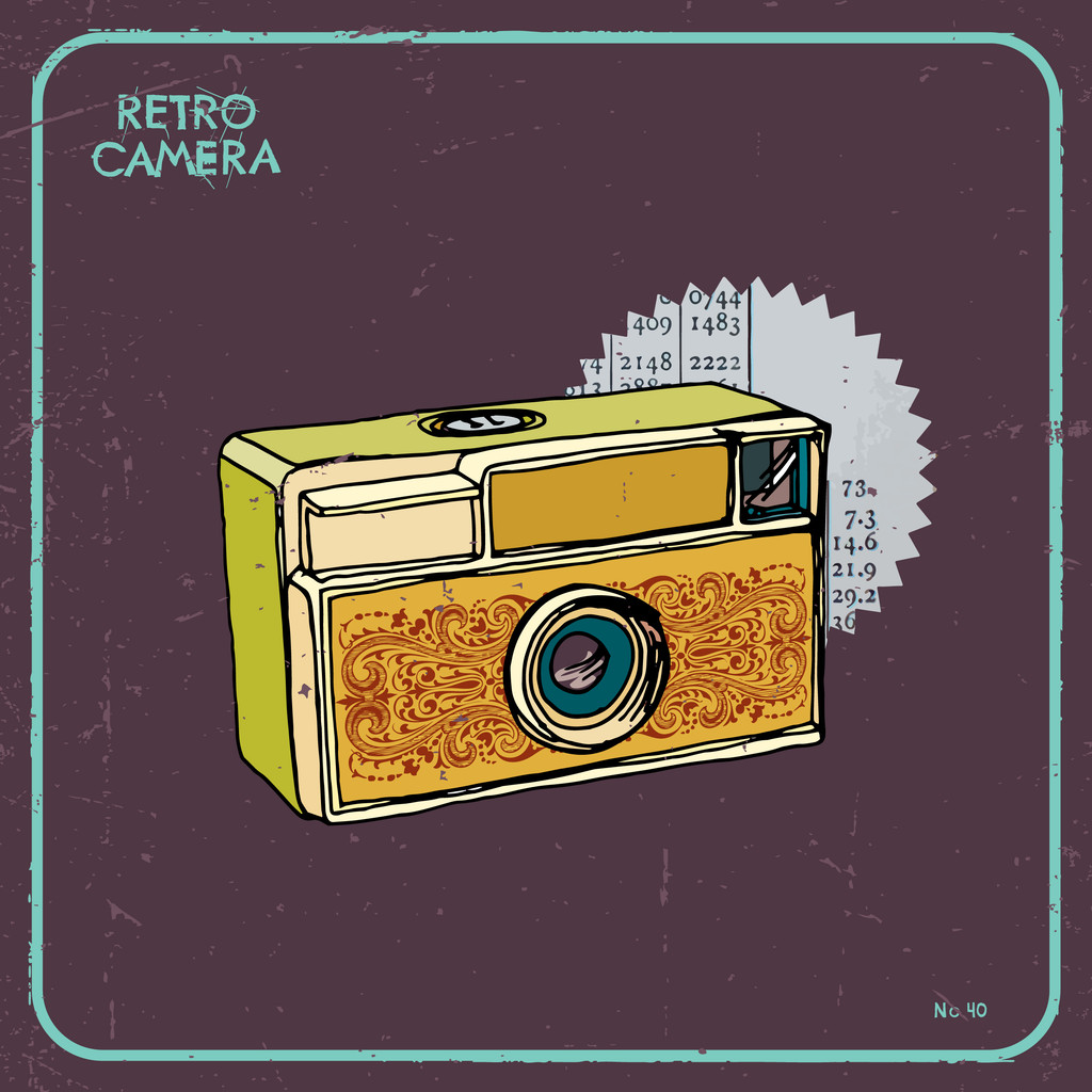 Ретро камеры
 - Вектор,изображение