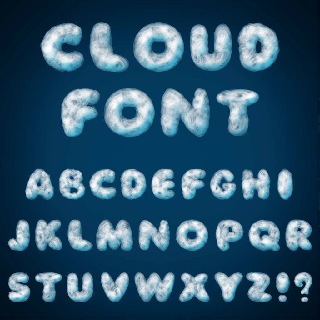 Alphabet Cloud pour la conception
 - Vecteur, image