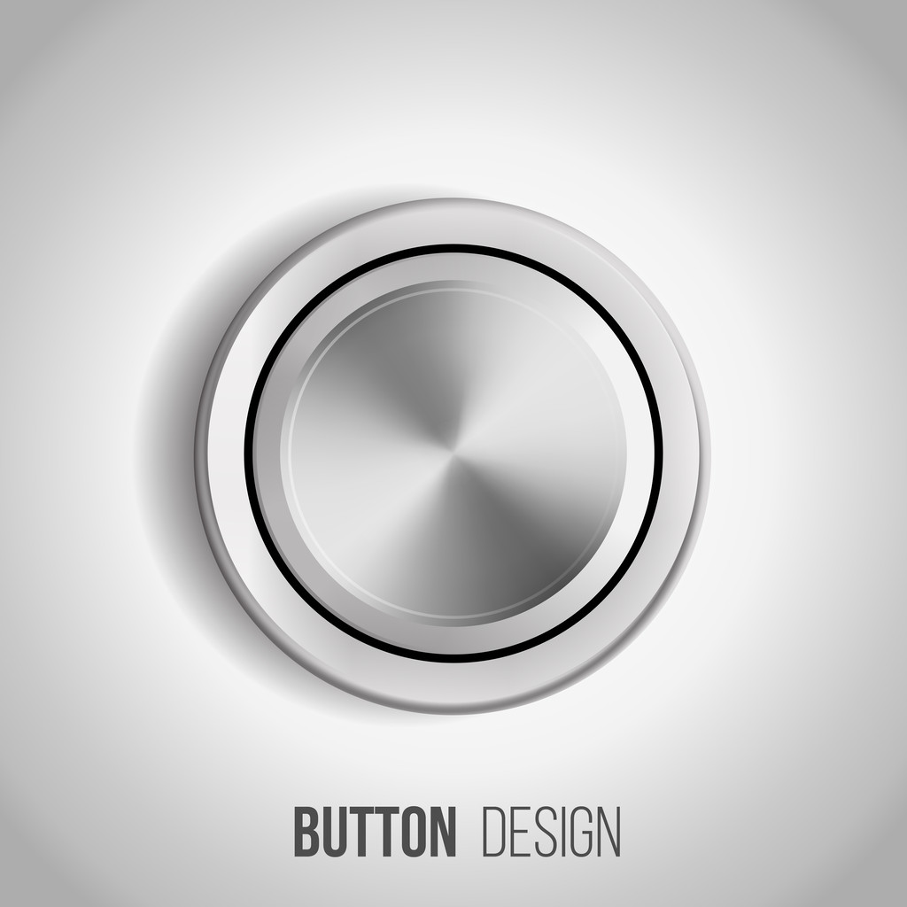 白ボタン - ベクター画像