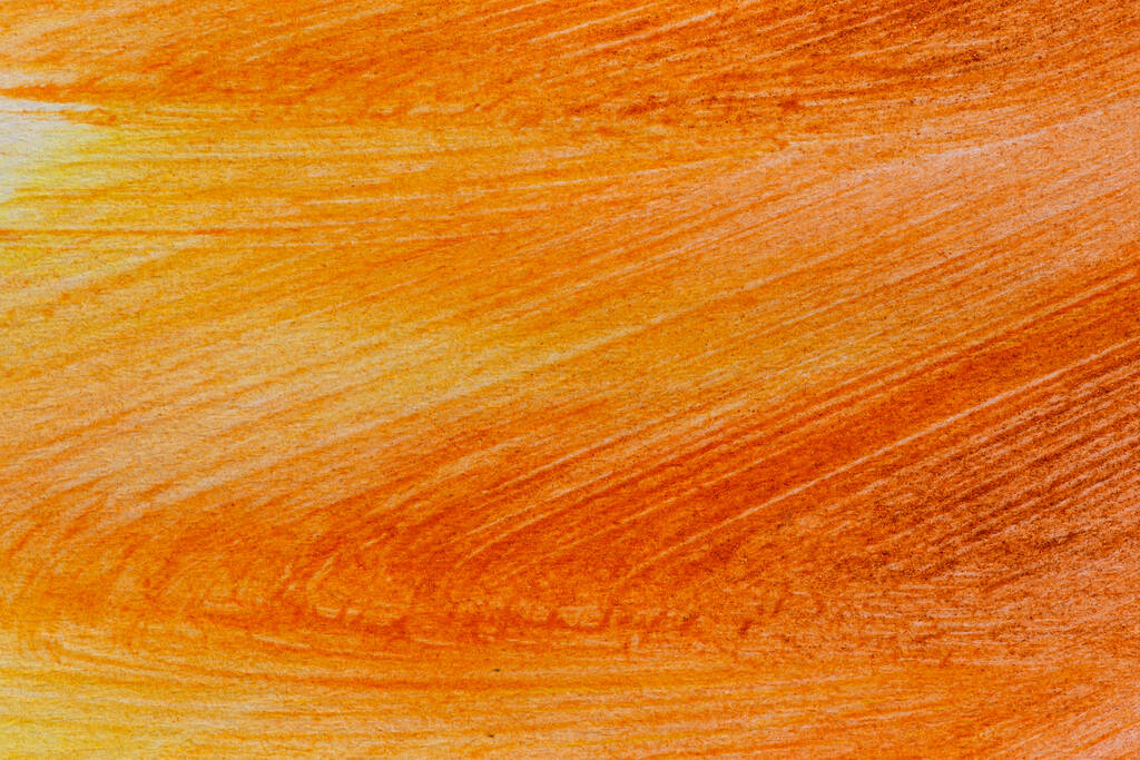 akryyli oranssi punainen keltainen ruskea maali rakenne tausta käsintehty harja paperille - Valokuva, kuva