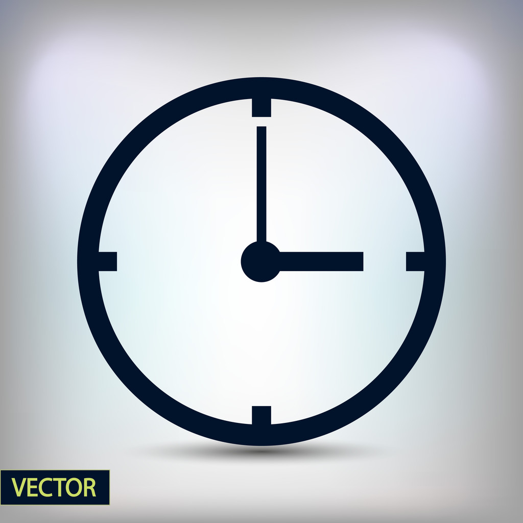 Design dell'icona dell'orologio
 - Vettoriali, immagini
