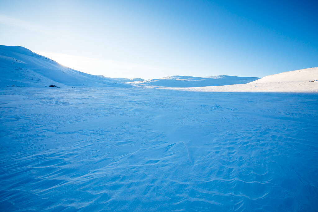 Winter landscape in Dovrefjell National Park, south Norway. - Photo, Image