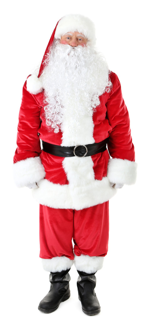 Санта-Клаус изолирован на белом фоне - Фото, изображение
