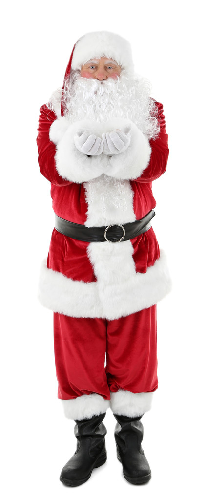 Papai Noel isolado no fundo branco - Foto, Imagem
