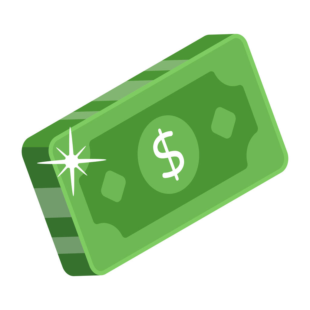 dinero con dólar símbolo vector ilustración diseño - Vector, imagen