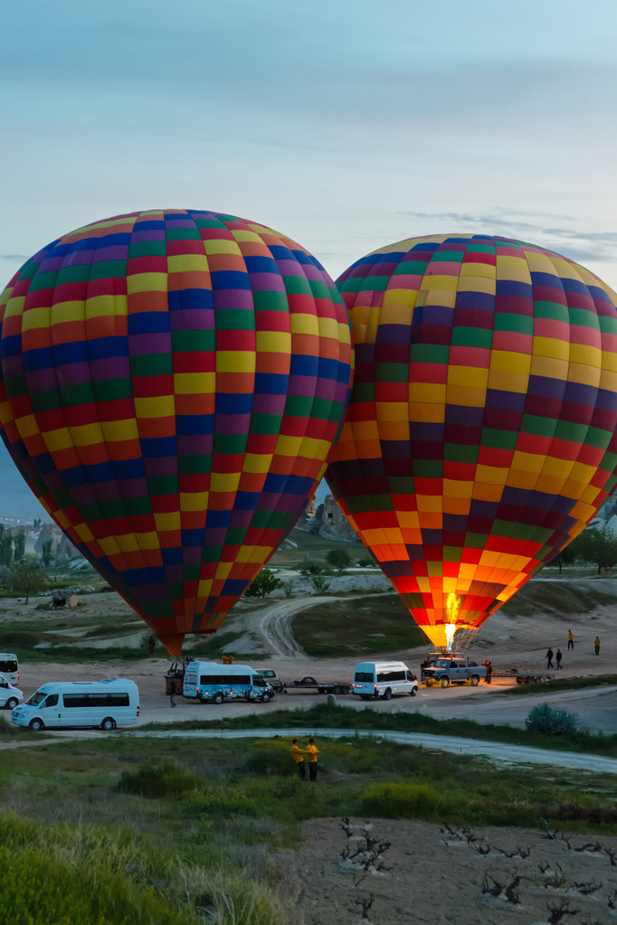 Příprava na take-off balónky - Fotografie, Obrázek