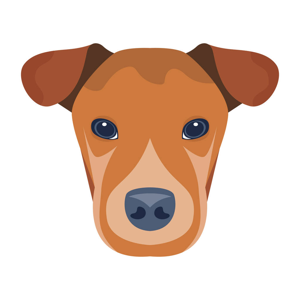 Векторна ілюстрація милого собаки
  - Вектор, зображення