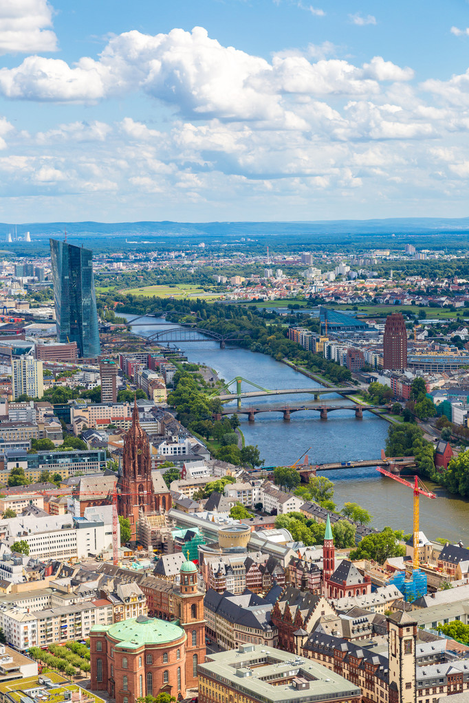 Distrito financeiro em Frankfurt - Foto, Imagem