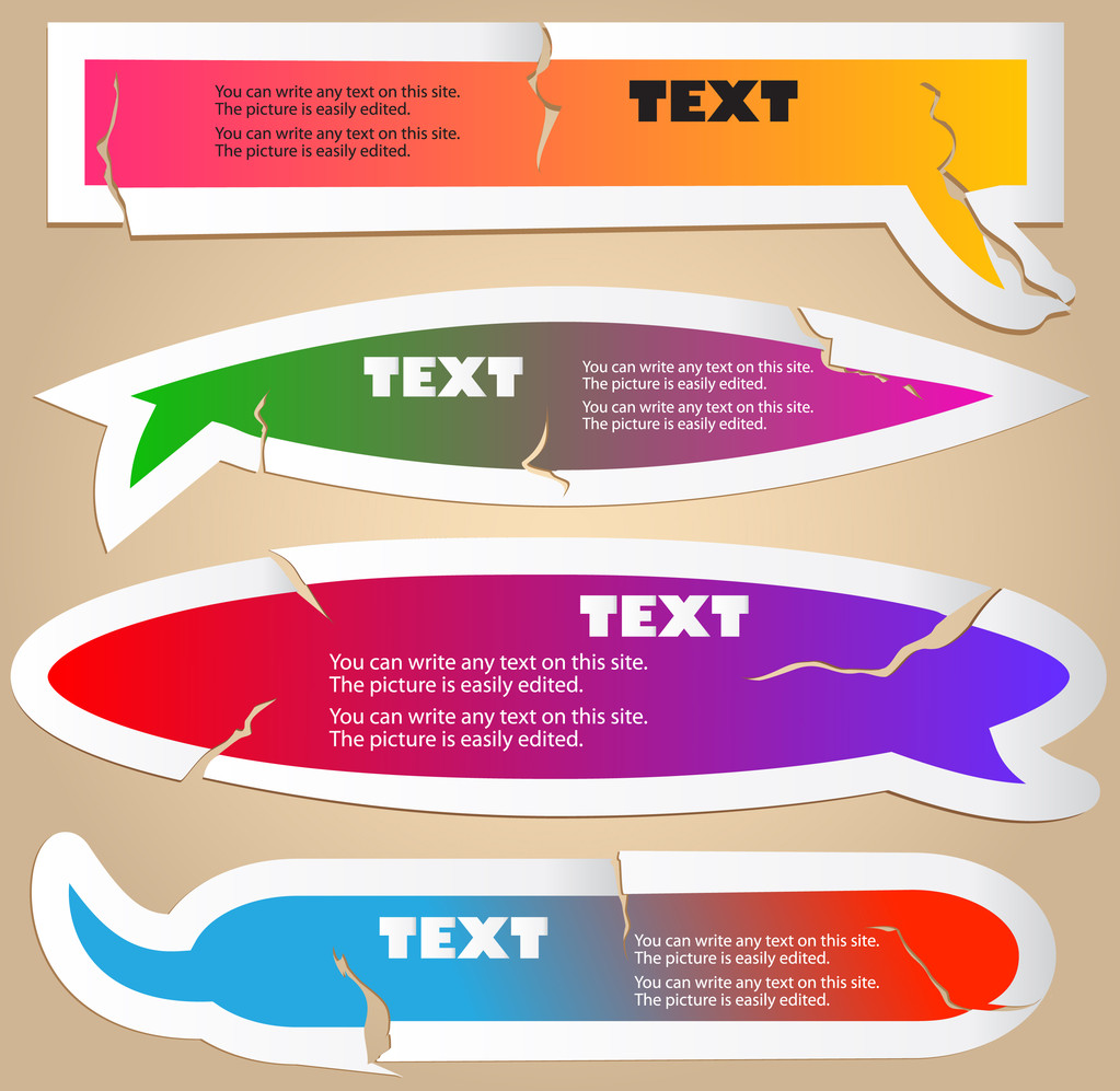 Bolha de papel colorido para a fala
 - Vetor, Imagem