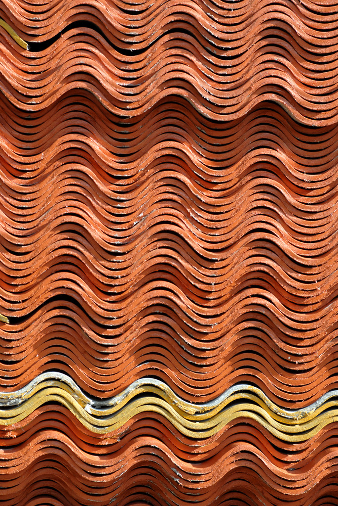 Texture de toit en céramique
 . - Photo, image