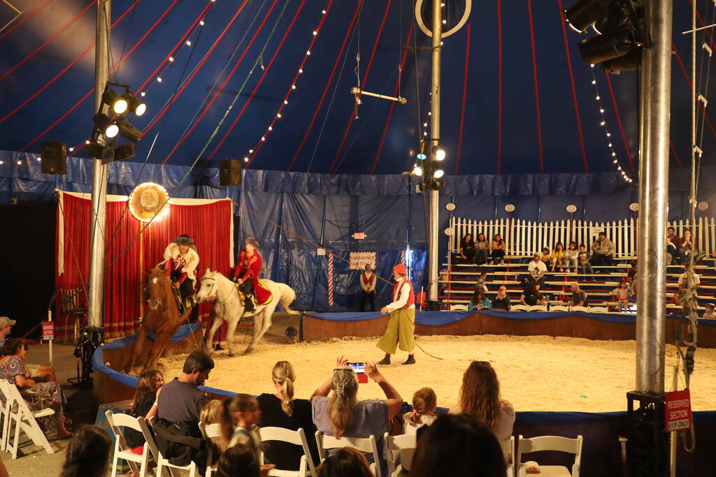 8-10-2022 : Redwood city, Californie : Cirque Zoppe à Redwood city Californie, spectacle équestre - Photo, image