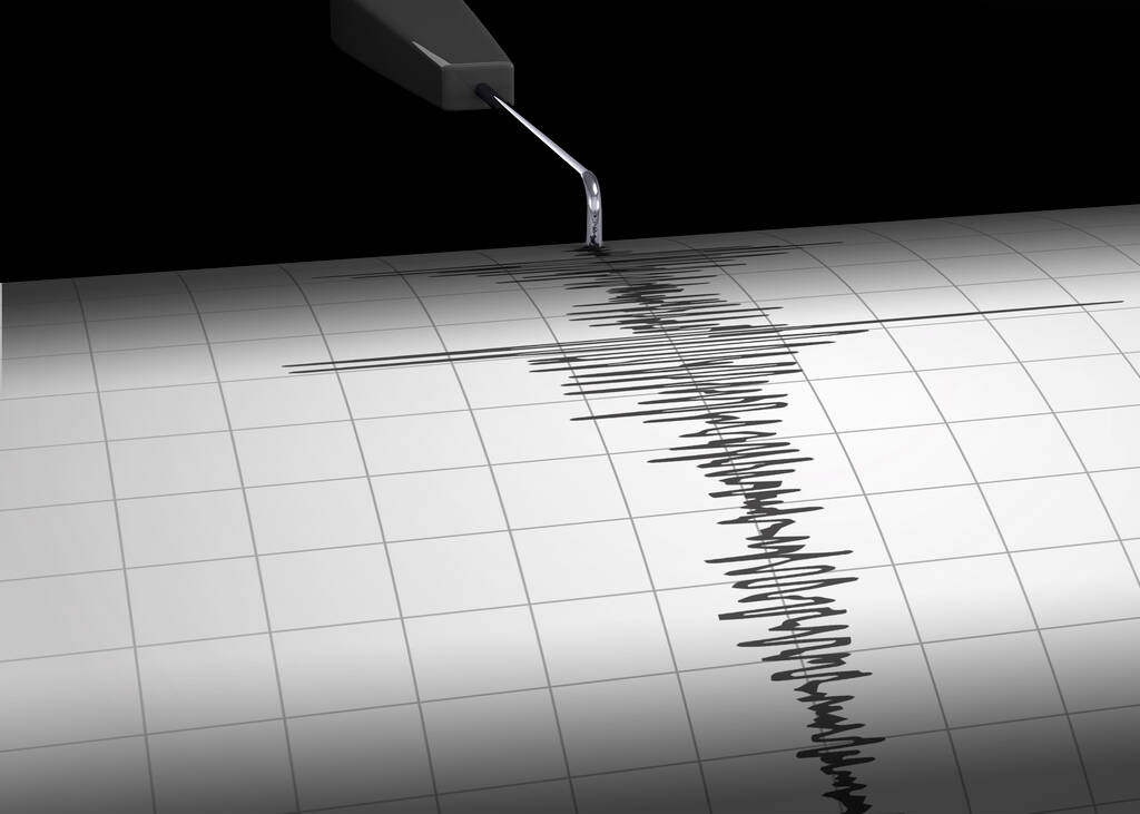 Der Seismograph - 3D-Renderer - Foto, Bild