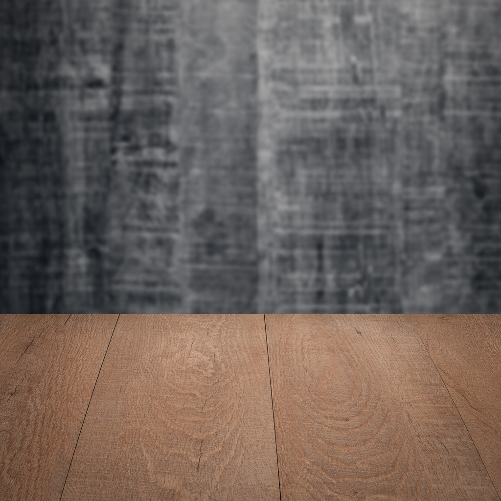 Mesa con pared de madera
 - Foto, imagen