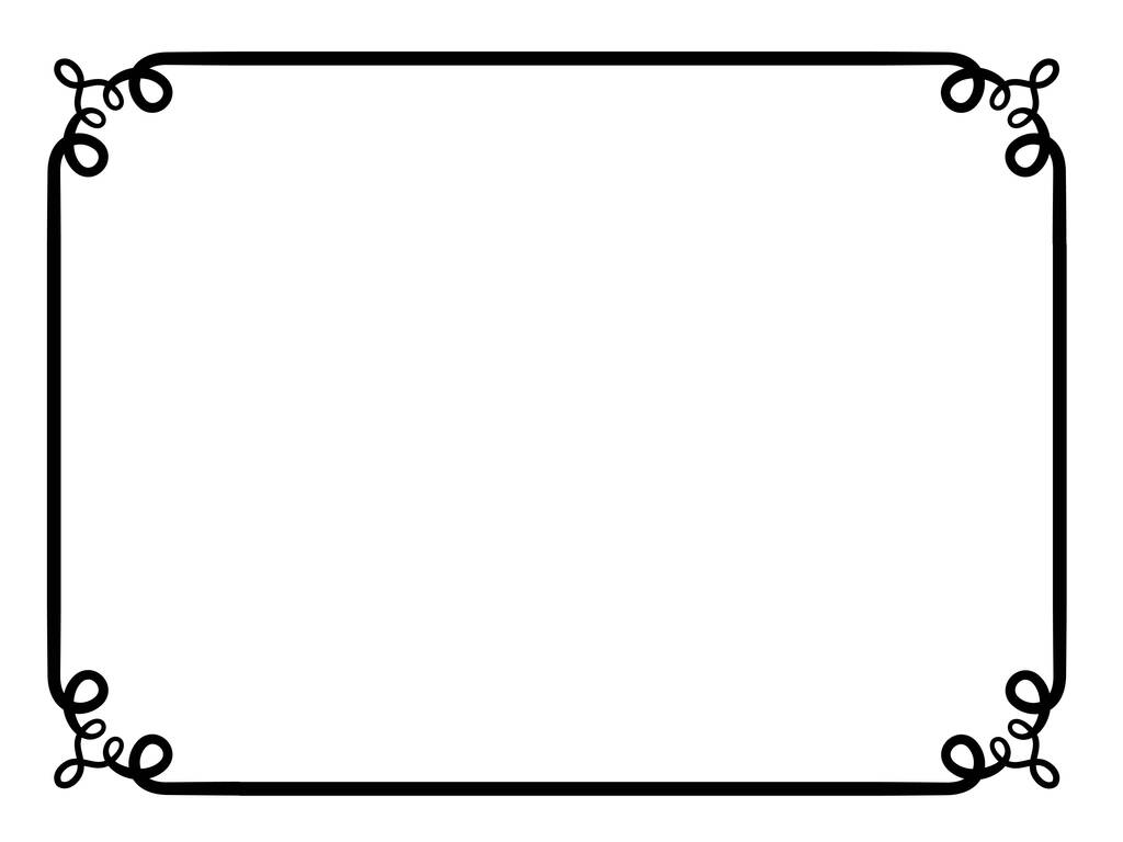 dekoracyjne proste ramki prostokąt wektor - Wektor, obraz
