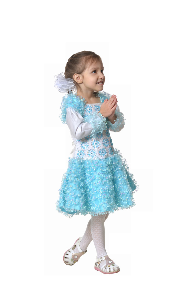 Boldog kis lány tánc - Fotó, kép