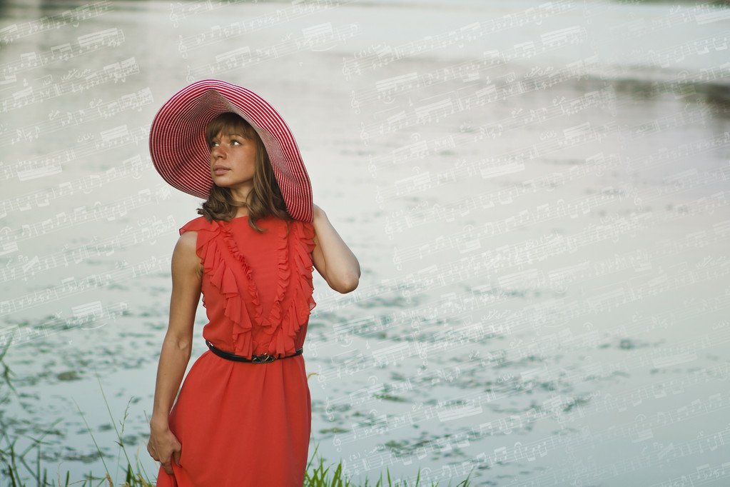 La chica en el lago
 - Foto, Imagen