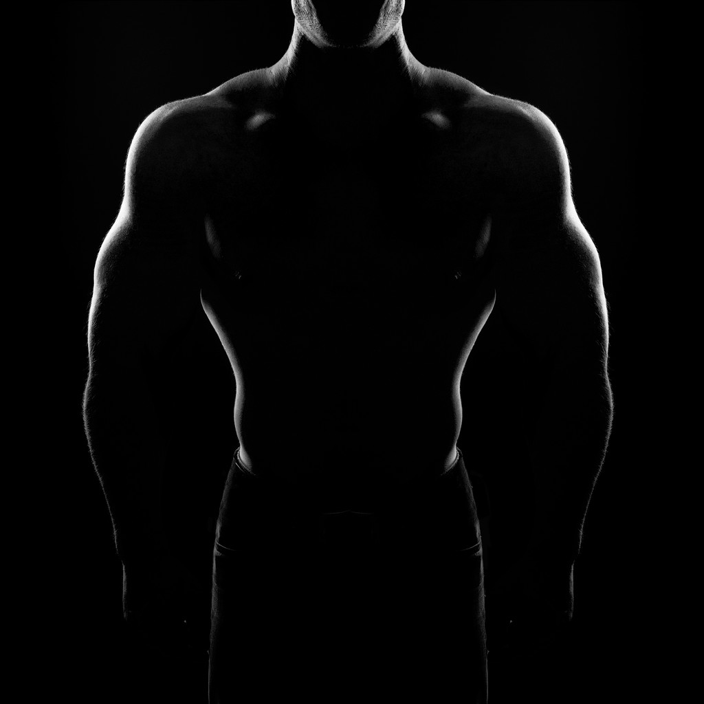 Bodybuilder posant
 - Photo, image