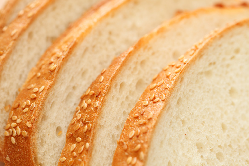 Susam ile ekmek dilimleri - Fotoğraf, Görsel