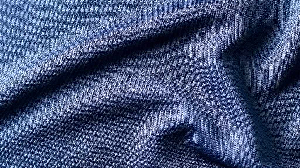 blauer Stoff Stoff Hintergrund Textur - Foto, Bild