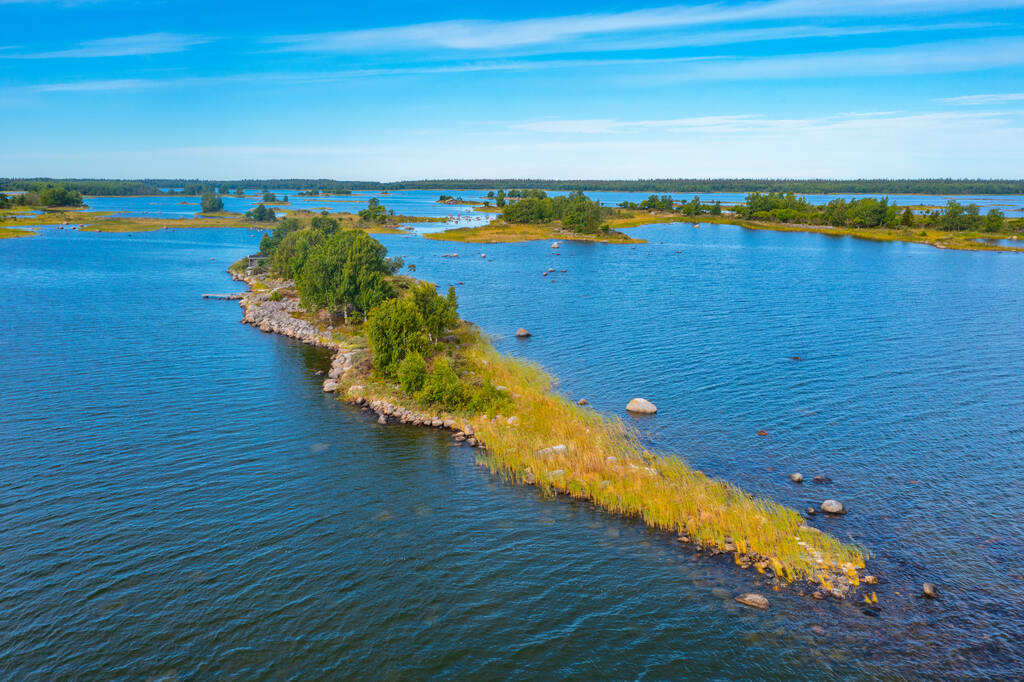 Vue panoramique de l'archipel de Kvarken en Finlande. - Photo, image