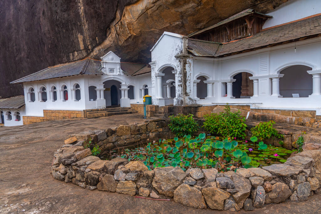 Grottempelcomplex Dambulla in Sri Lanka. - Foto, afbeelding