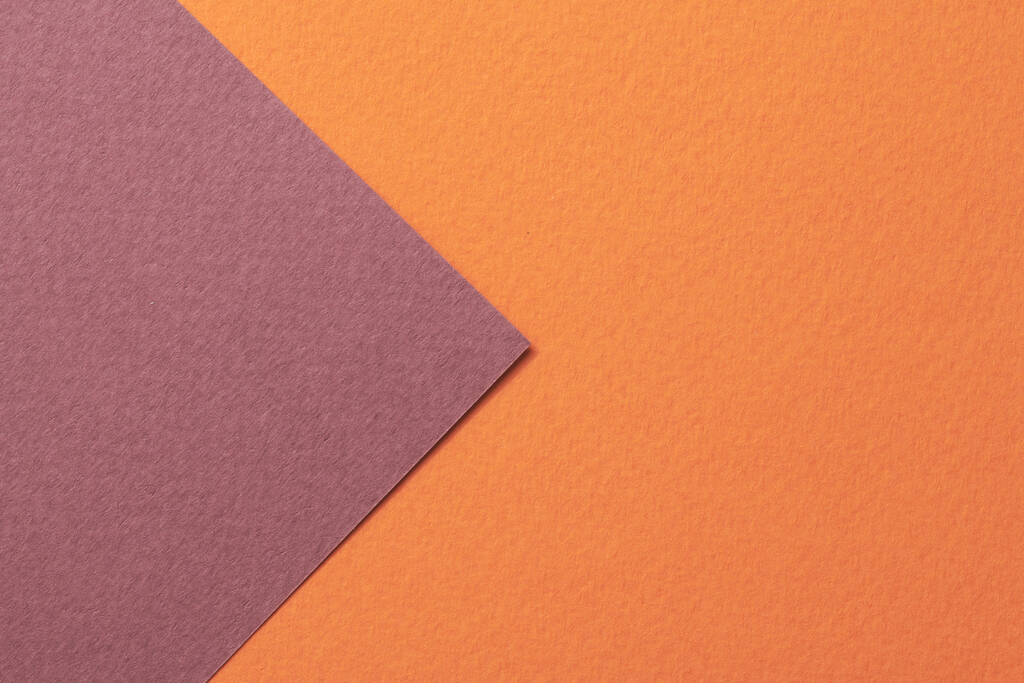 Durva kraft papír háttér, papír textúra narancs burgundi színek. Mockup szövegmásolási hellyel - Fotó, kép