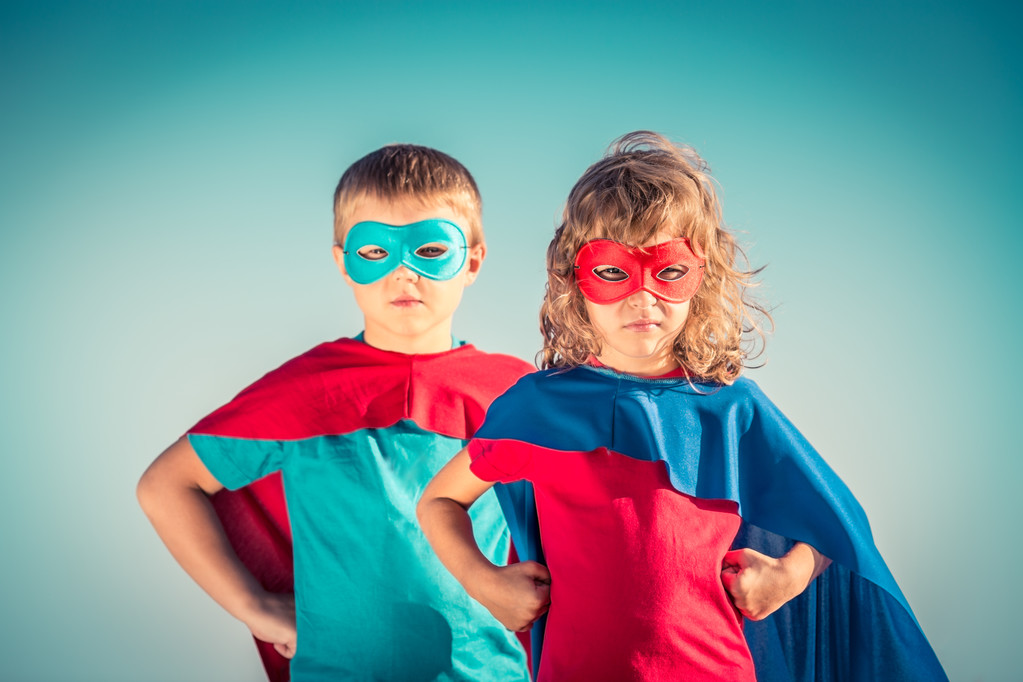 Niños de superhéroe - Foto, Imagen