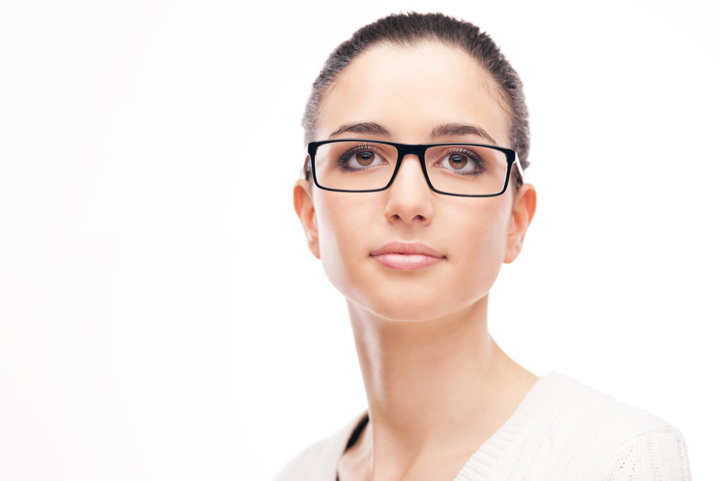 femme portant des lunettes - Photo, image