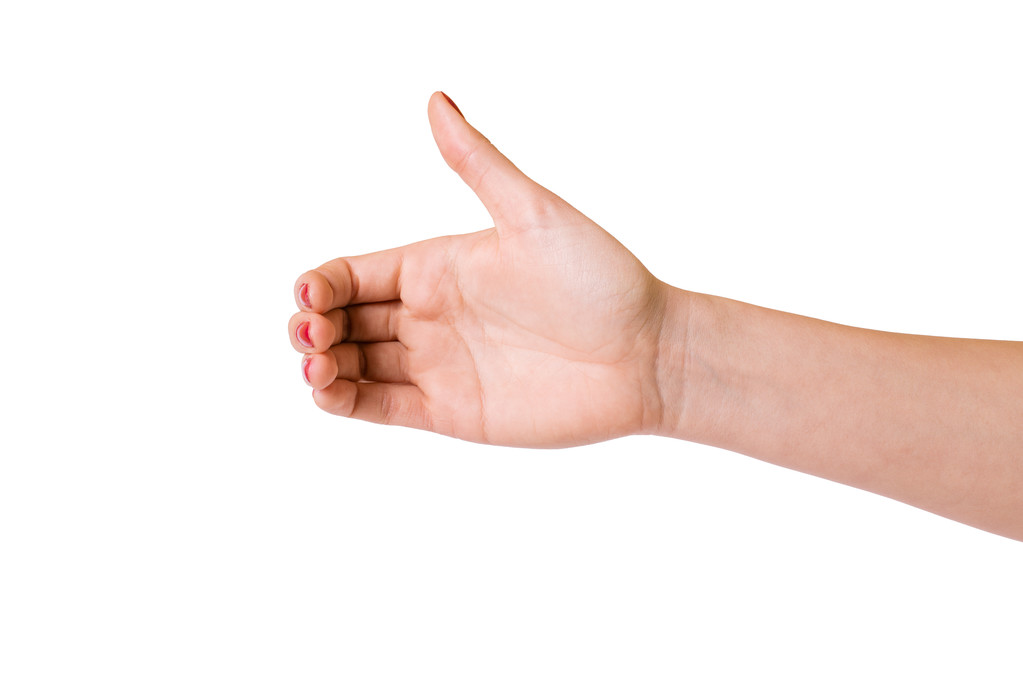 Γυναικεία χέρια πάνω από το λευκό φόντο - Φωτογραφία, εικόνα