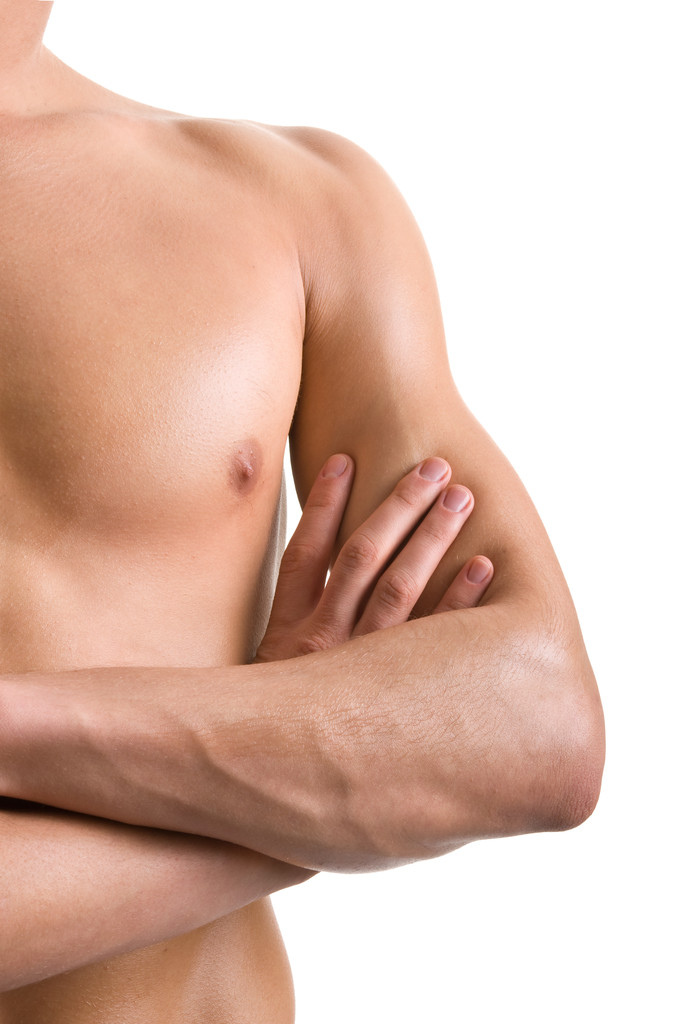 Ώμος και βραχίονας γυμνό ανδρικό σώμα - Φωτογραφία, εικόνα