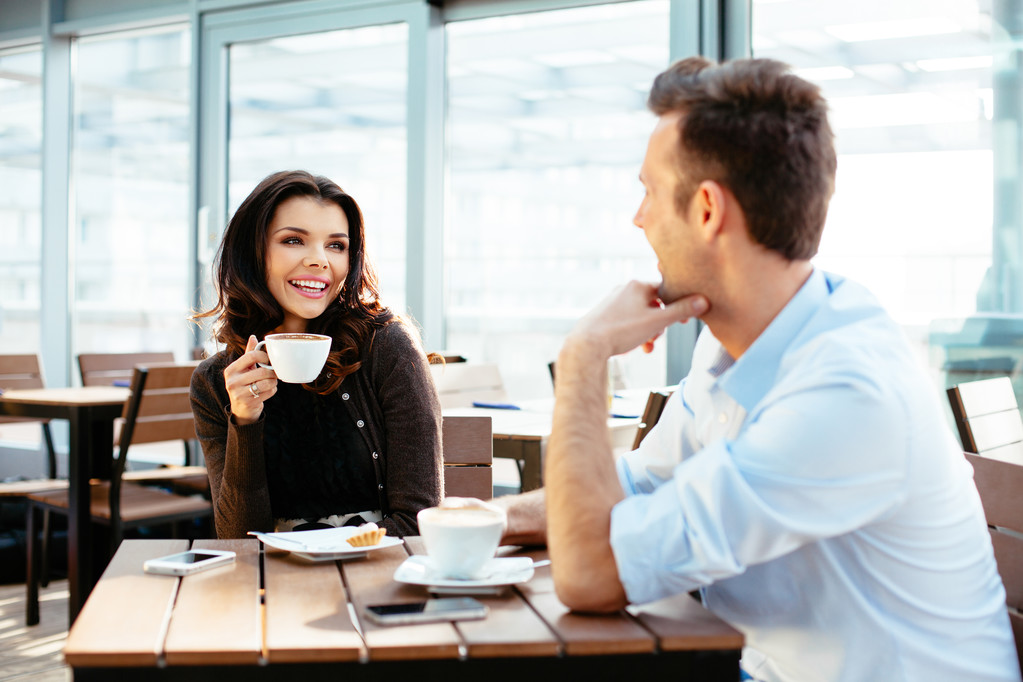 Businesspeople enjoying a coffee together - Photo, Image