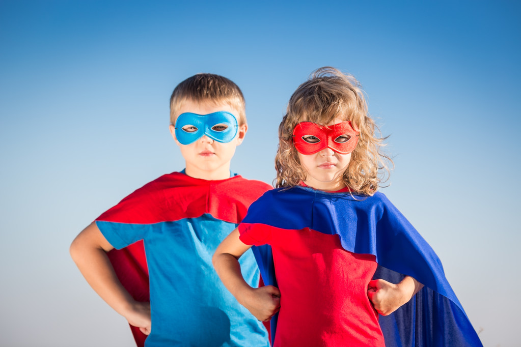 Superhero kids - Photo, Image