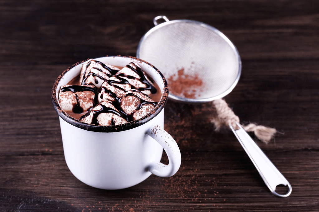 Кружка какао с зефиром
 - Фото, изображение