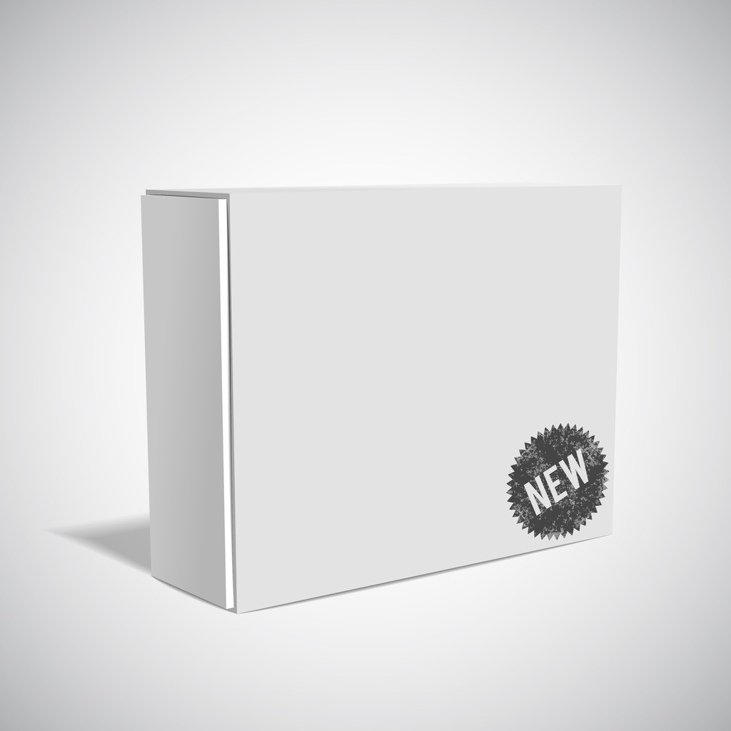 Mockup scatola bianca
 - Vettoriali, immagini