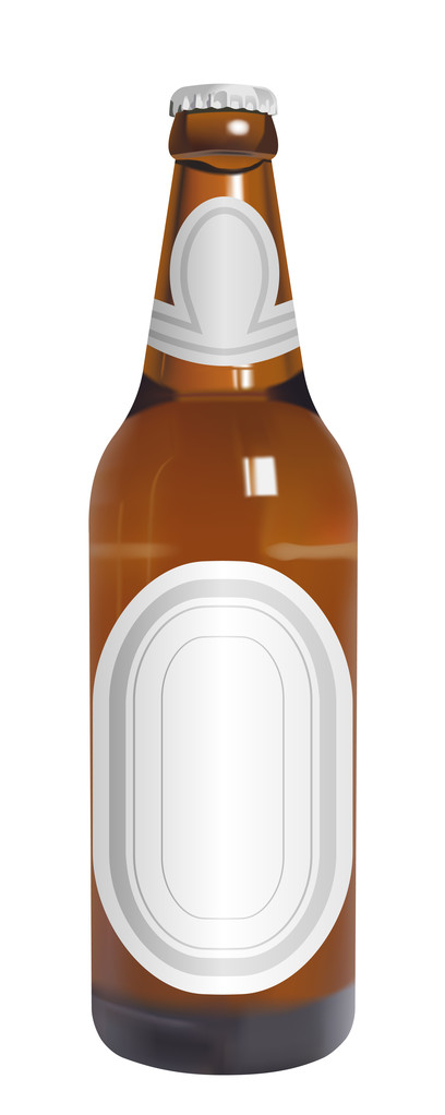 Bierflasche 2 - Vektor, Bild