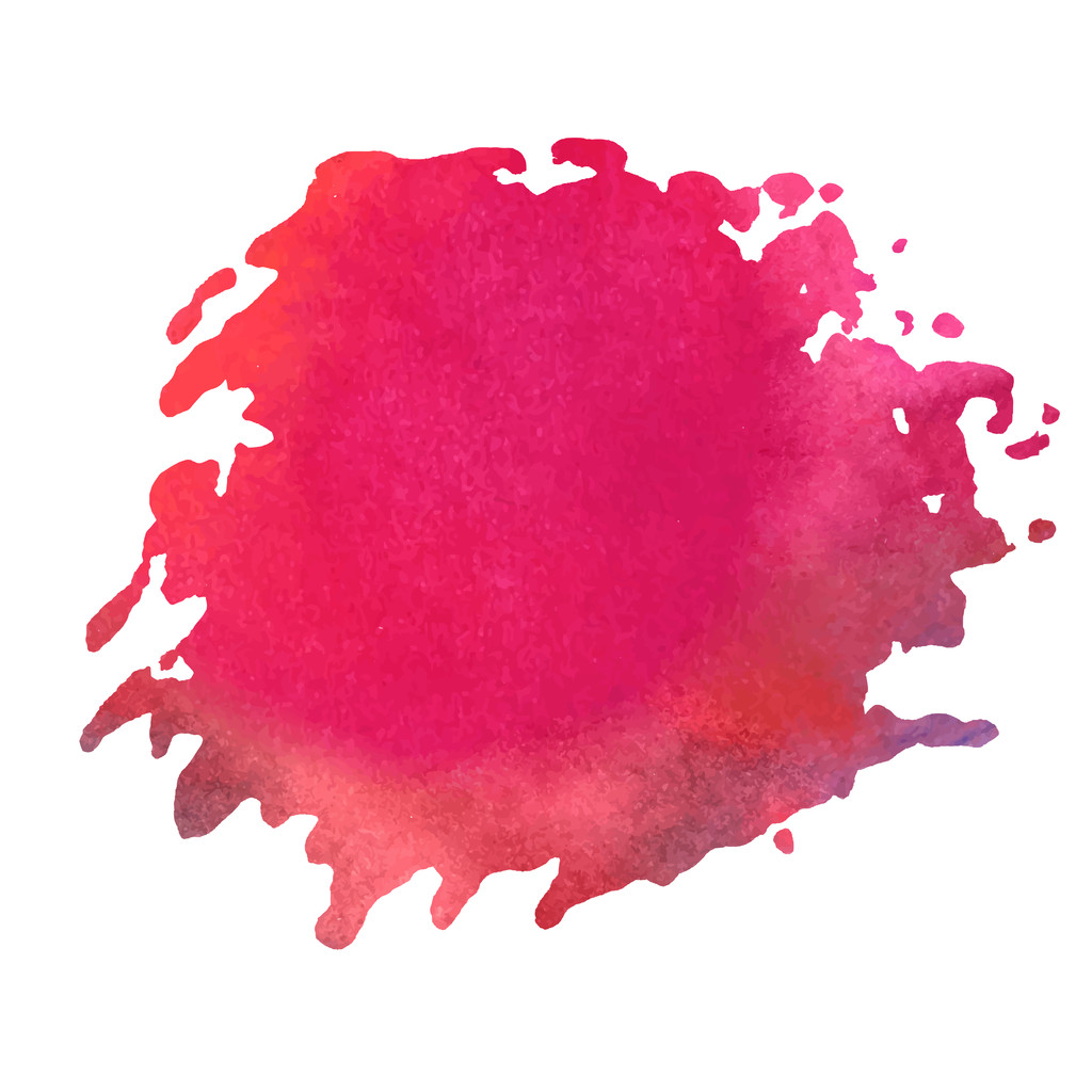 Цветные пятна акварели с пятном краски - Вектор,изображение