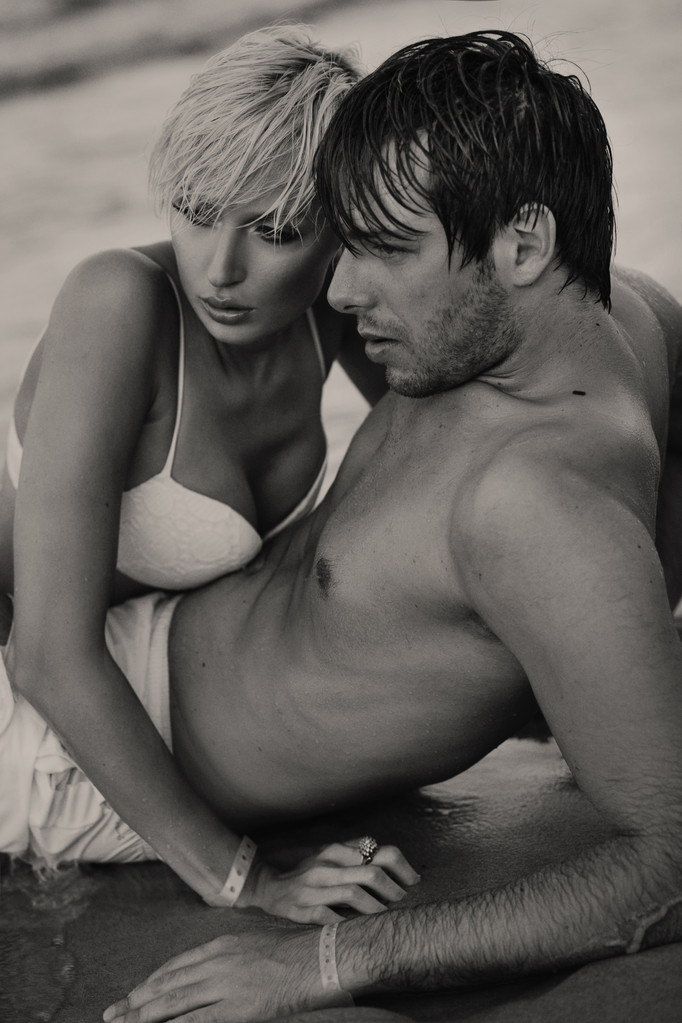 Intimita v písku - Fotografie, Obrázek