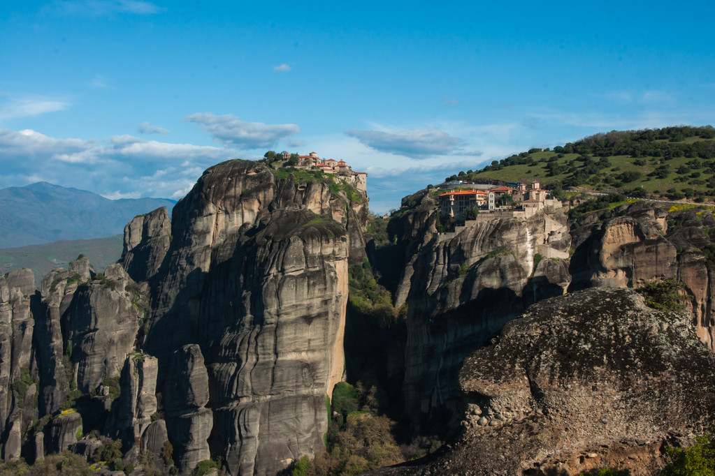 Pohled na hory a kláštery Meteora - Fotografie, Obrázek