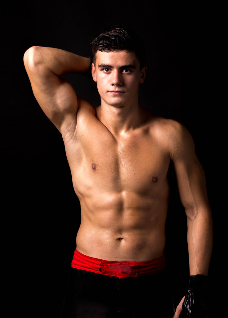 Kickboxing Male model. - Photo, Image