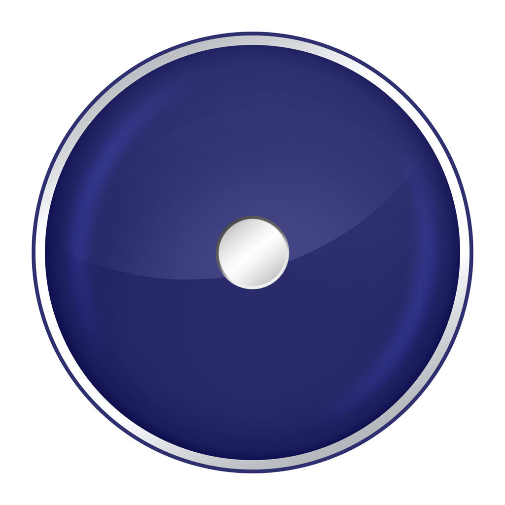 Round Button with Symbol - Photo, Image
