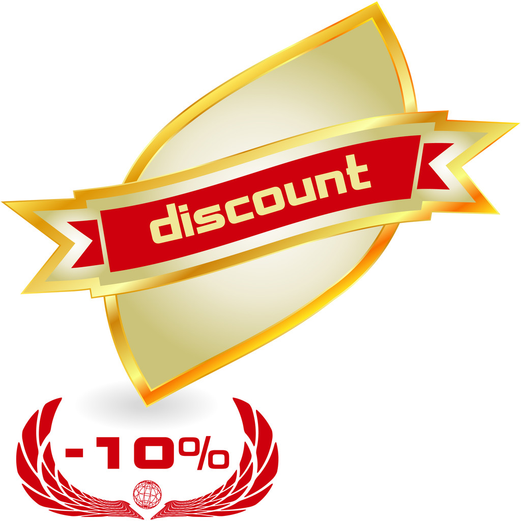 Discount label for sale - Vector, Image