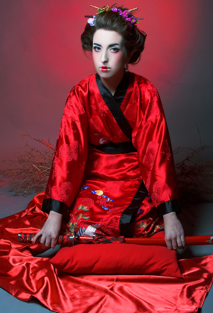 Girl in japanise style - Photo, Image