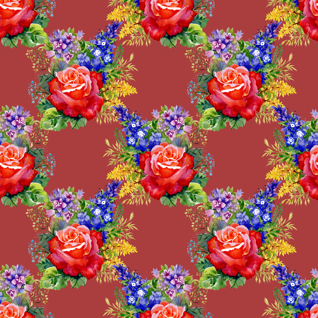 Patrón de rosas rojas
 - Foto, imagen