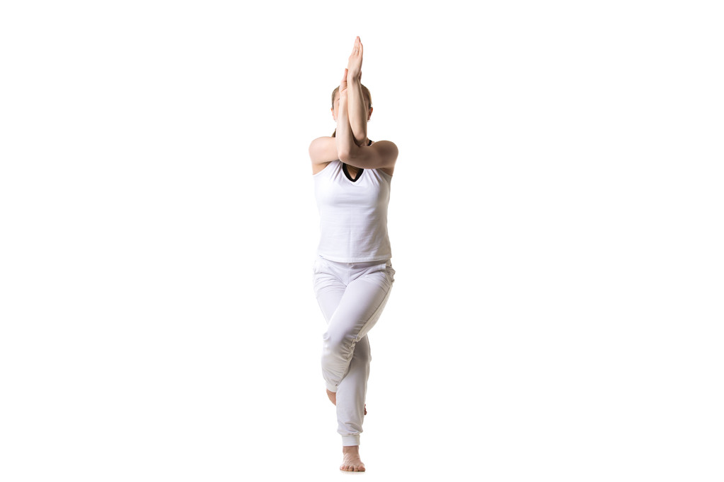 Yoga pose d'aigle
 - Photo, image