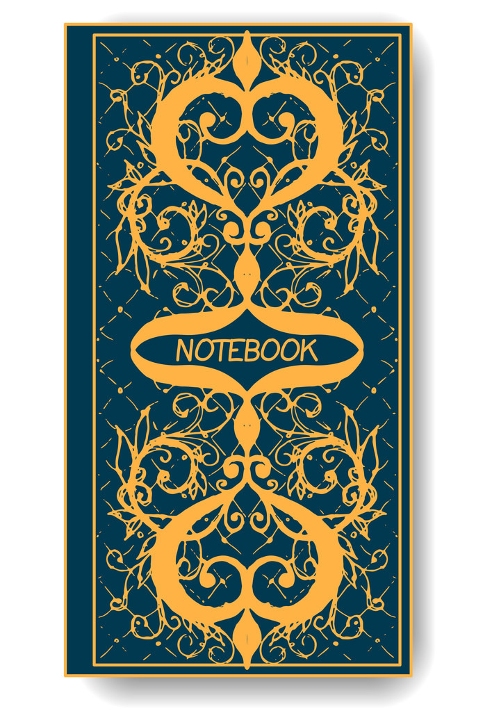 Cuaderno de notas, Scrapbook o tarjeta de felicitación
 - Vector, Imagen