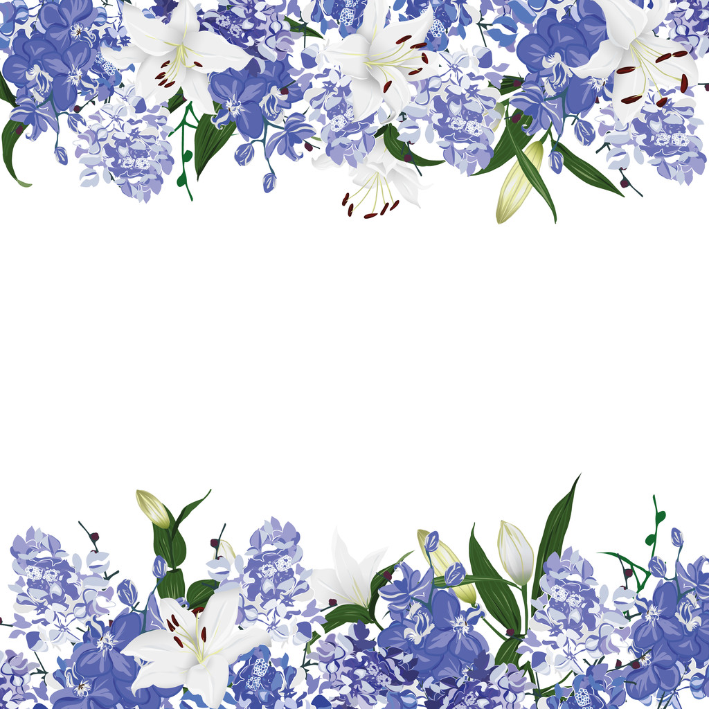 Tarjeta vectorial ornamento floral
 - Vector, Imagen