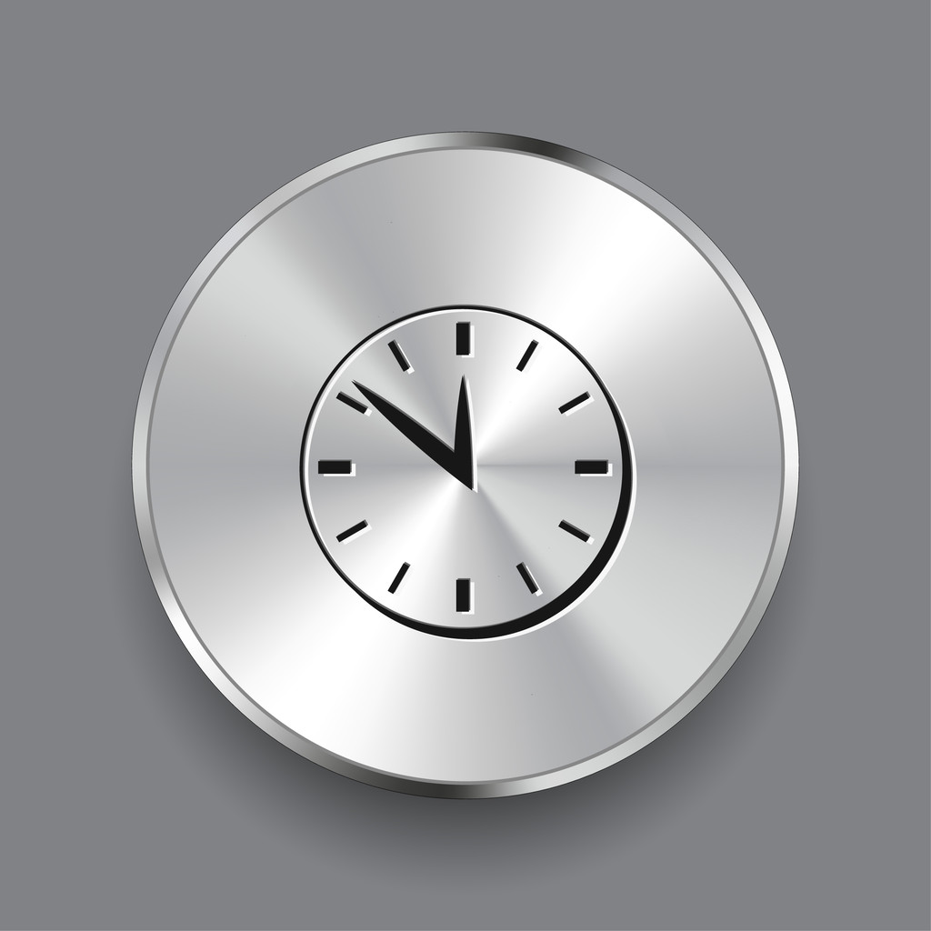 Pictogramme de l'icône de l'horloge
 - Vecteur, image