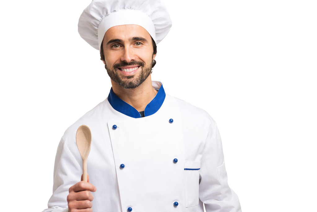 sorrindo chef confiante
 - Foto, Imagem